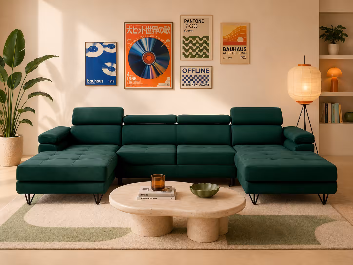 U-shaped corner sofas